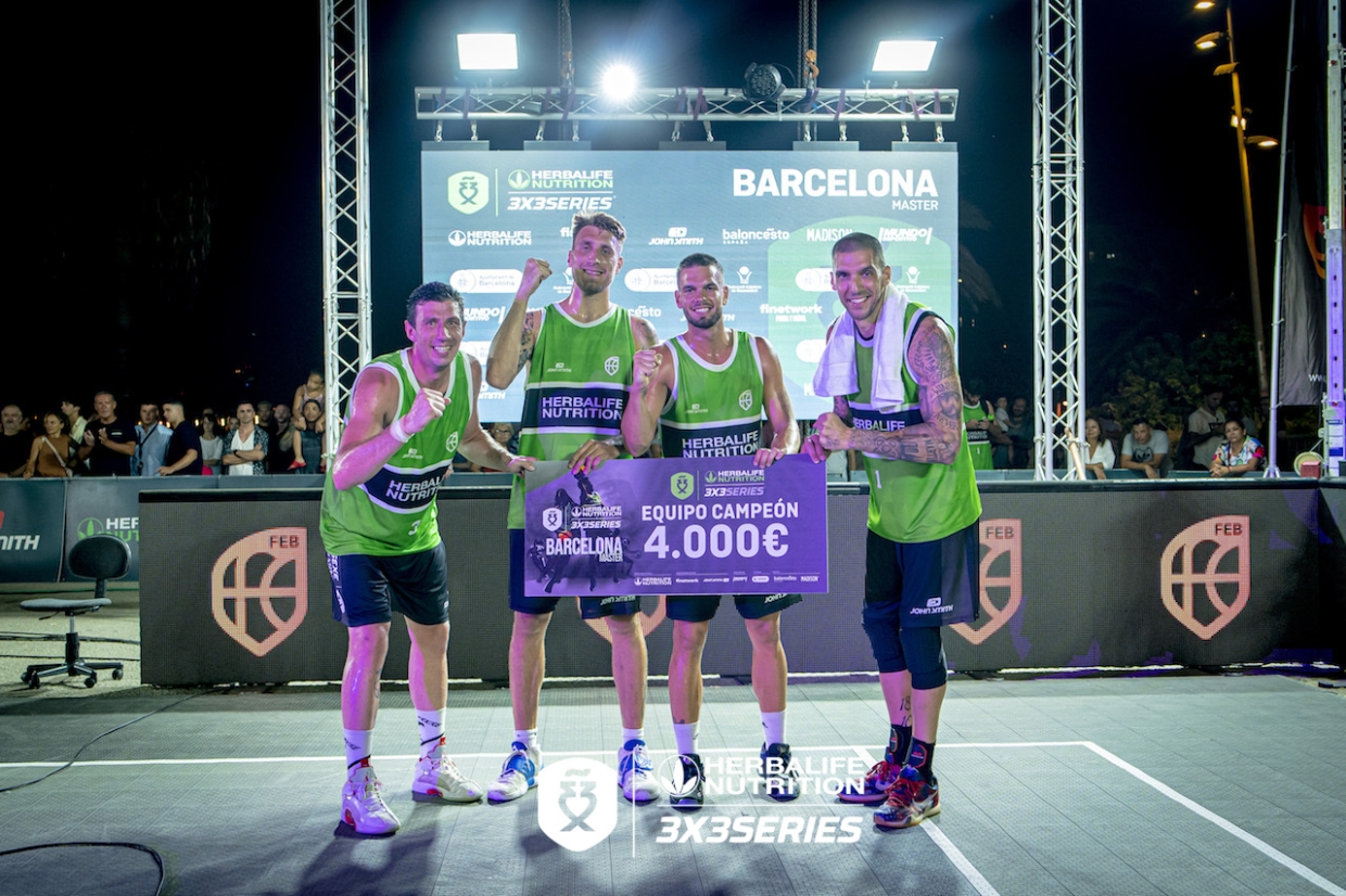 Los ganadores del 3x3 Series 2022 en Barcelona