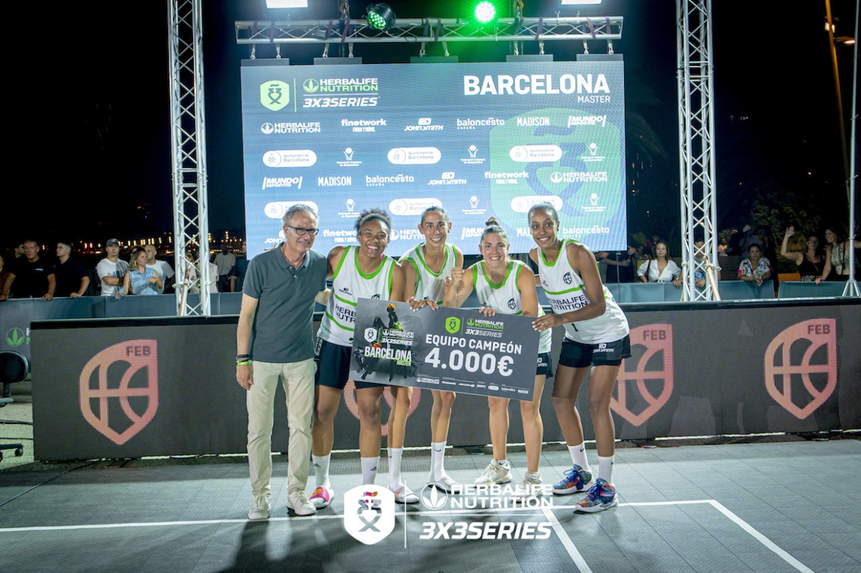 Las ganadoras del 3x3 Series 2022 en Barcelona