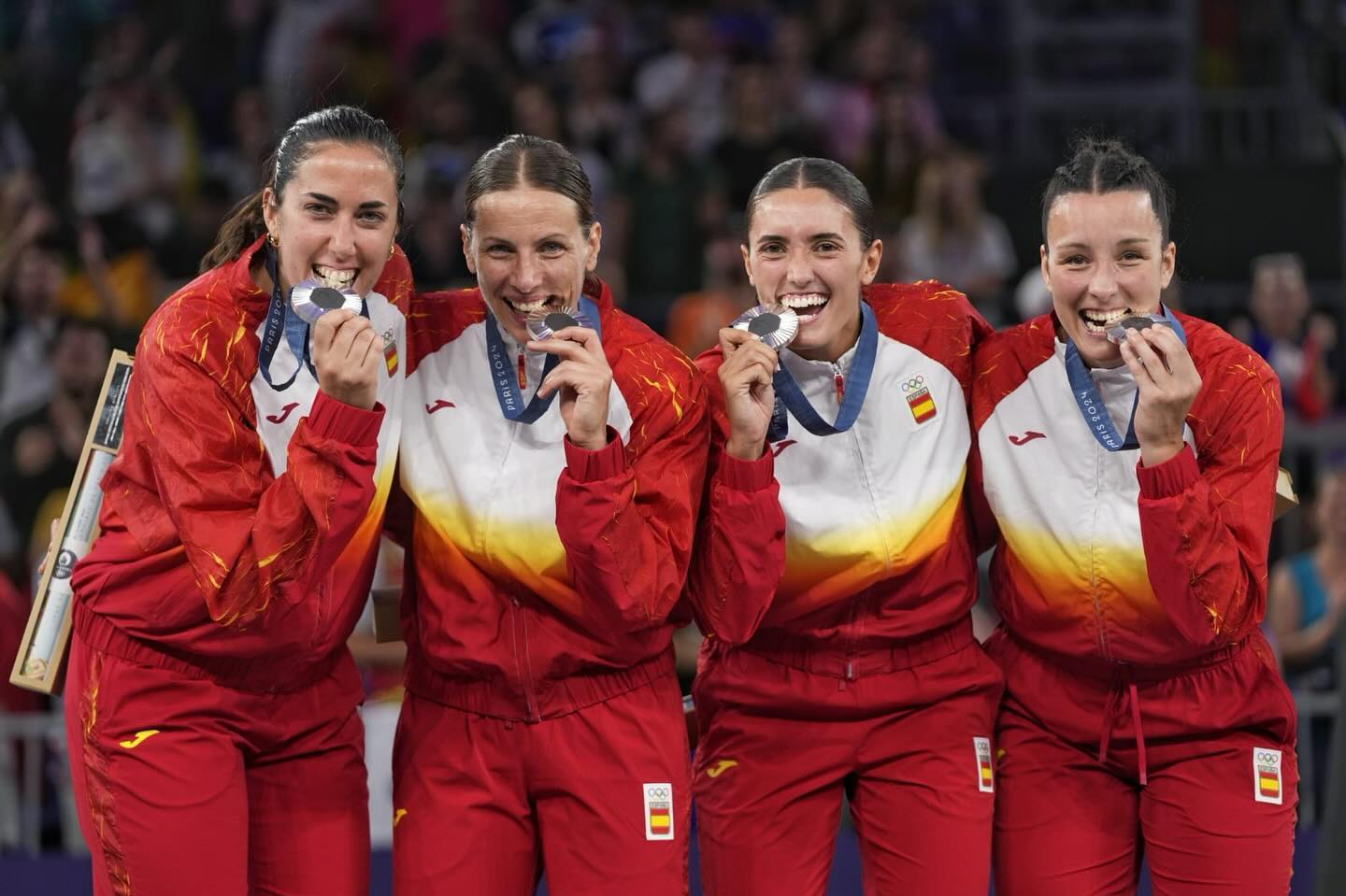 La selección femenina de 3×3 consigue la medalla de plata en París